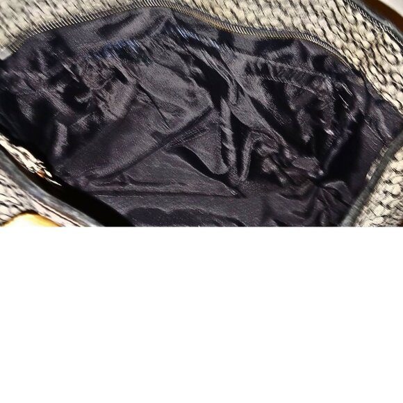 Coach Monogram Signature Diaper Bag Voyager Black Gray F0926-F13813 Signature C - Picture 12 of 16